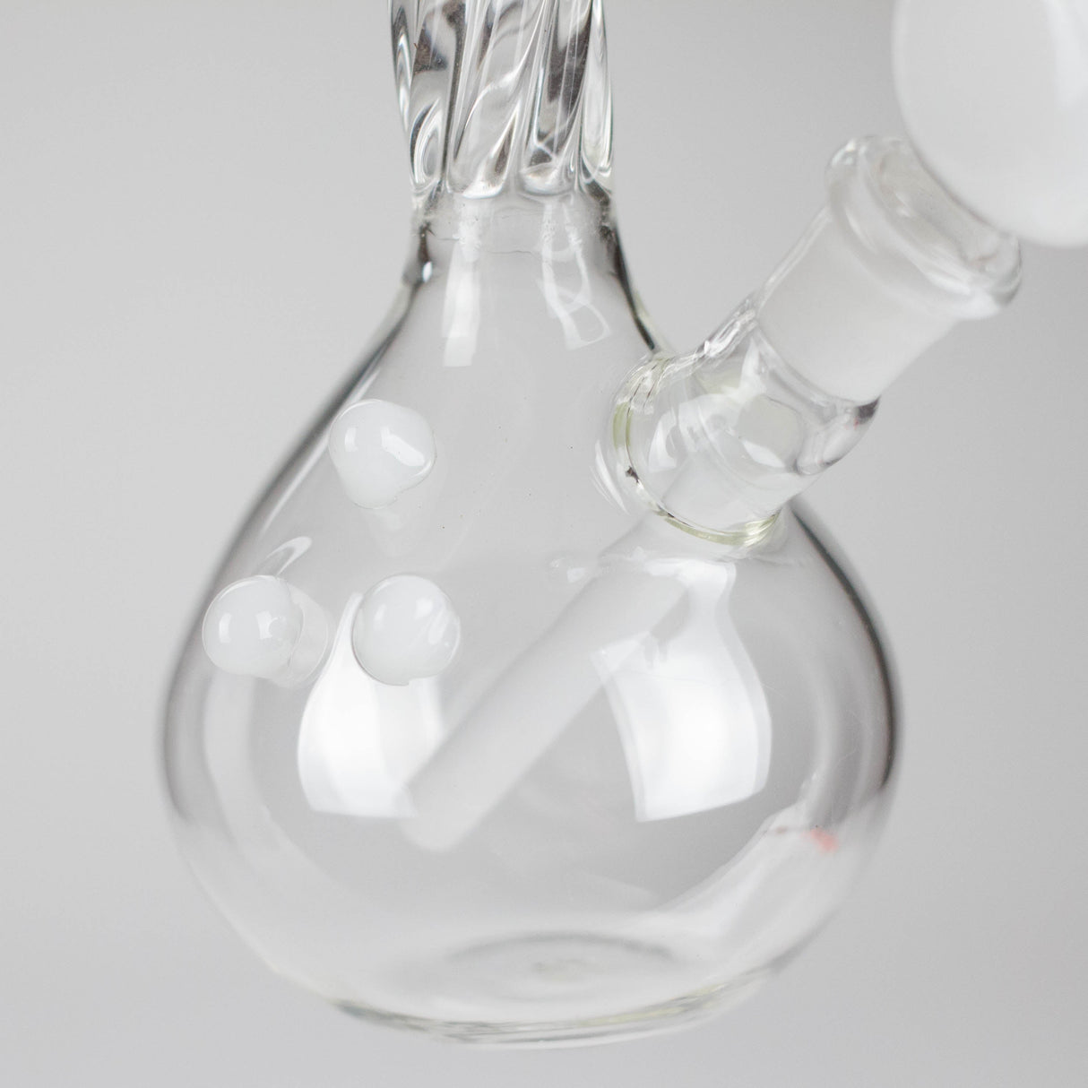 7" Donut Twist Glass Water Bong – Assorted Colors Glass Bong RMG WHOLESALE