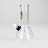 5" Glass Water Bong – Assorted Sticker Design Glass Bong RMG WHOLESALE