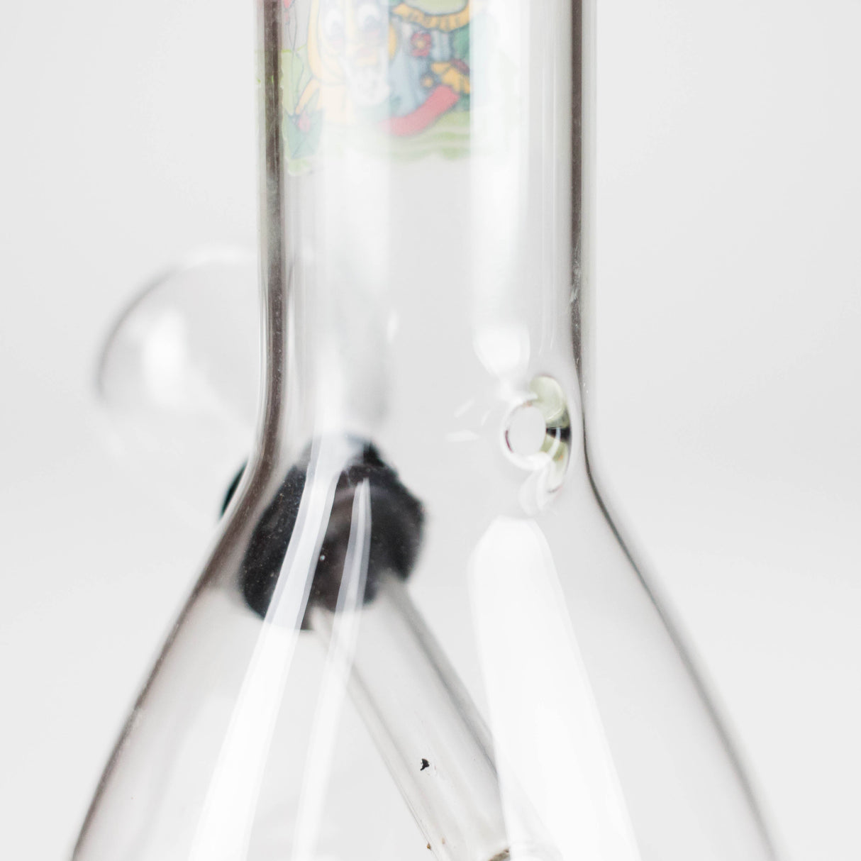 5" Glass Water Bong – Assorted Sticker Design Glass Bong RMG WHOLESALE