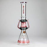 NG | 17" Crowned Diablo Bong [S391] Glass Bong High-End Brands Glass RED