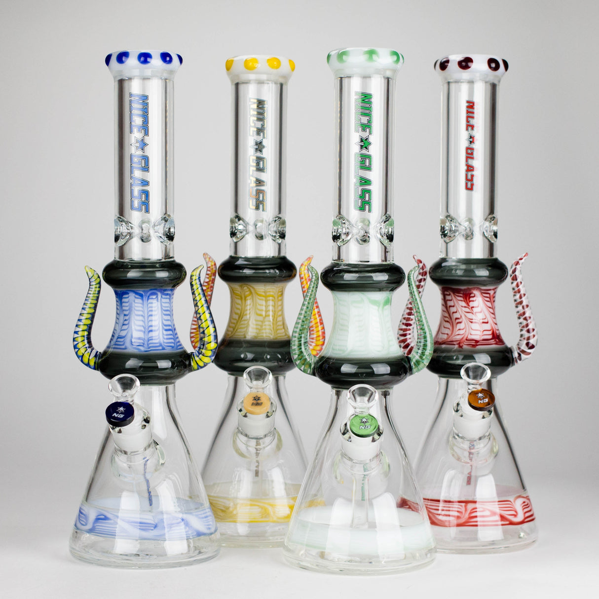 NG | 17" Crowned Diablo Bong [S391] Glass Bong High-End Brands Glass