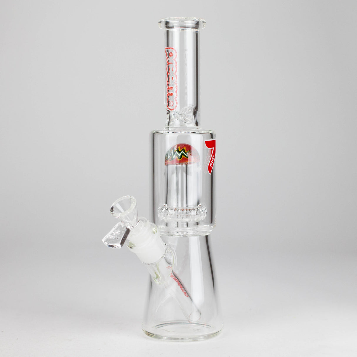 Preemo | 11" Showerhead Perc Mini [P014] Glass Bong preemo RED