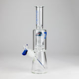 Preemo | 11" Showerhead Perc Mini [P014] Glass Bong preemo BLUE