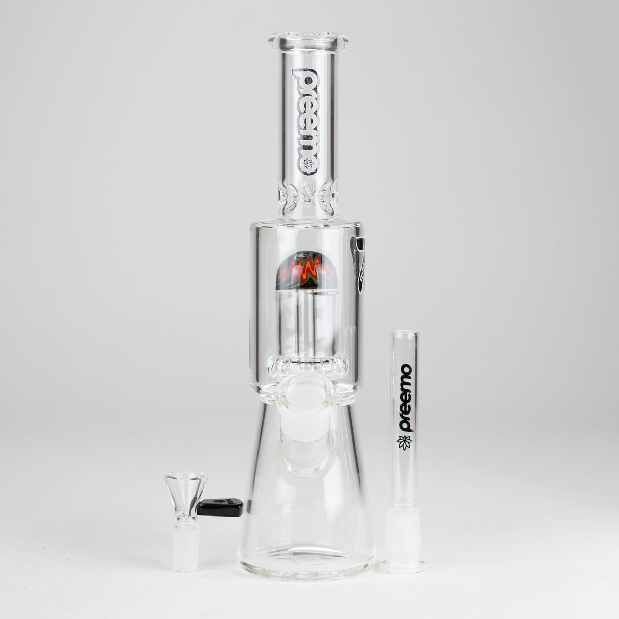 Preemo | 11" Showerhead Perc Mini [P014] Glass Bong preemo