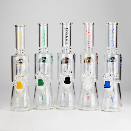 Preemo | 11" Showerhead Perc Mini [P014] Glass Bong preemo