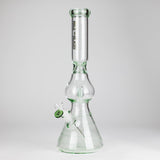 NG | 16" Pear Shape Tube with UFO Perc [BO-066] Glass Bong High-End Brands Glass GREEN