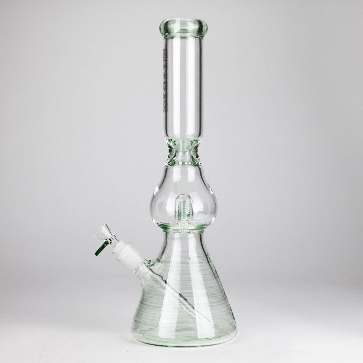 NG | 16" Pear Shape Tube with UFO Perc [BO-066] Glass Bong High-End Brands Glass
