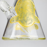 NG | 18" 9mm Metallic Eagle and Skull Beaker [L745] Glass Bong High-End Brands Glass