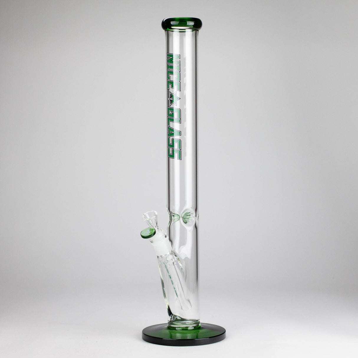 NG | 18" 5mm Straight Tube [GX006-5] Glass Bong High-End Brands Glass GREEN