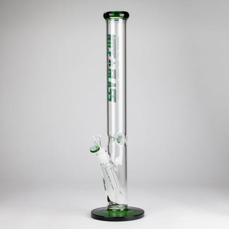 NG | 18" 5mm Straight Tube [GX006-5] Glass Bong High-End Brands Glass GREEN