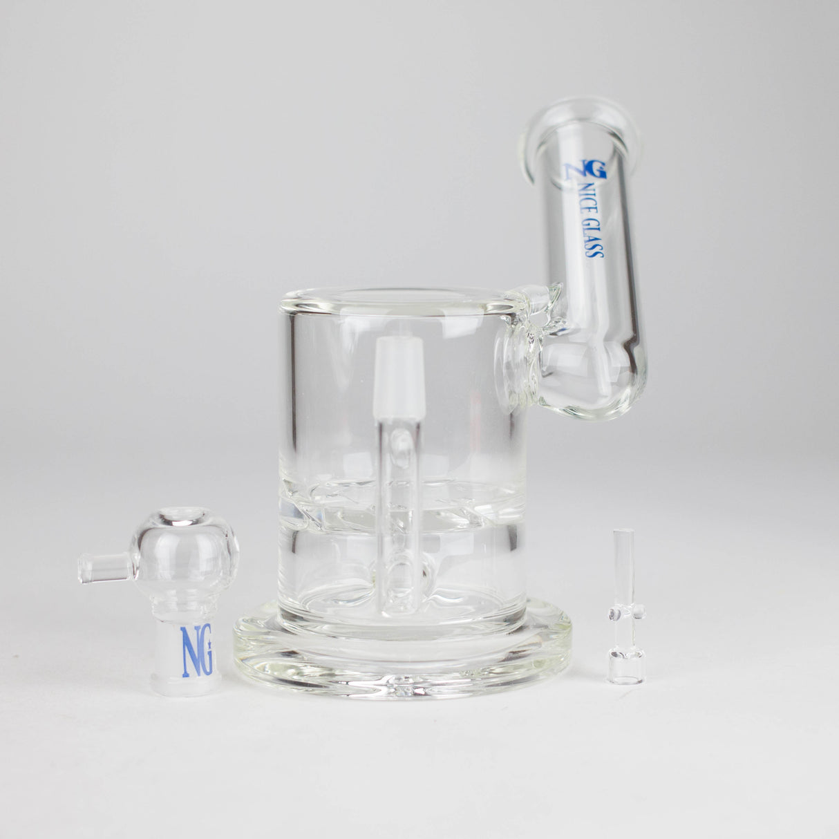 NG | 7" Cyclone Disc Sidecar Oiler [YN1056] Glass Rig High-End Brands Glass