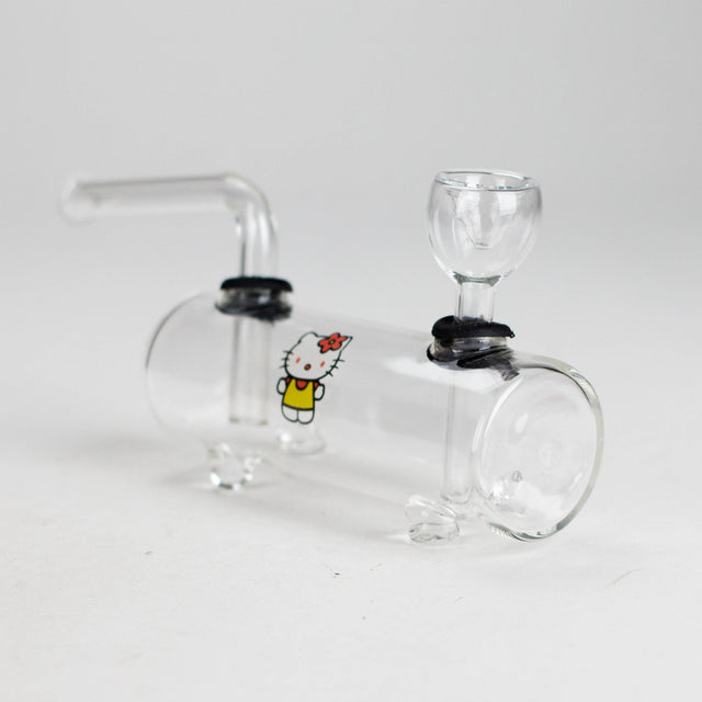 Flat Tank Glass Water Pipe – Assorted Designs Glass Bong RMG WHOLESALE