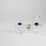 Flat Tank Glass Water Pipe – Assorted Designs Glass Bong RMG WHOLESALE