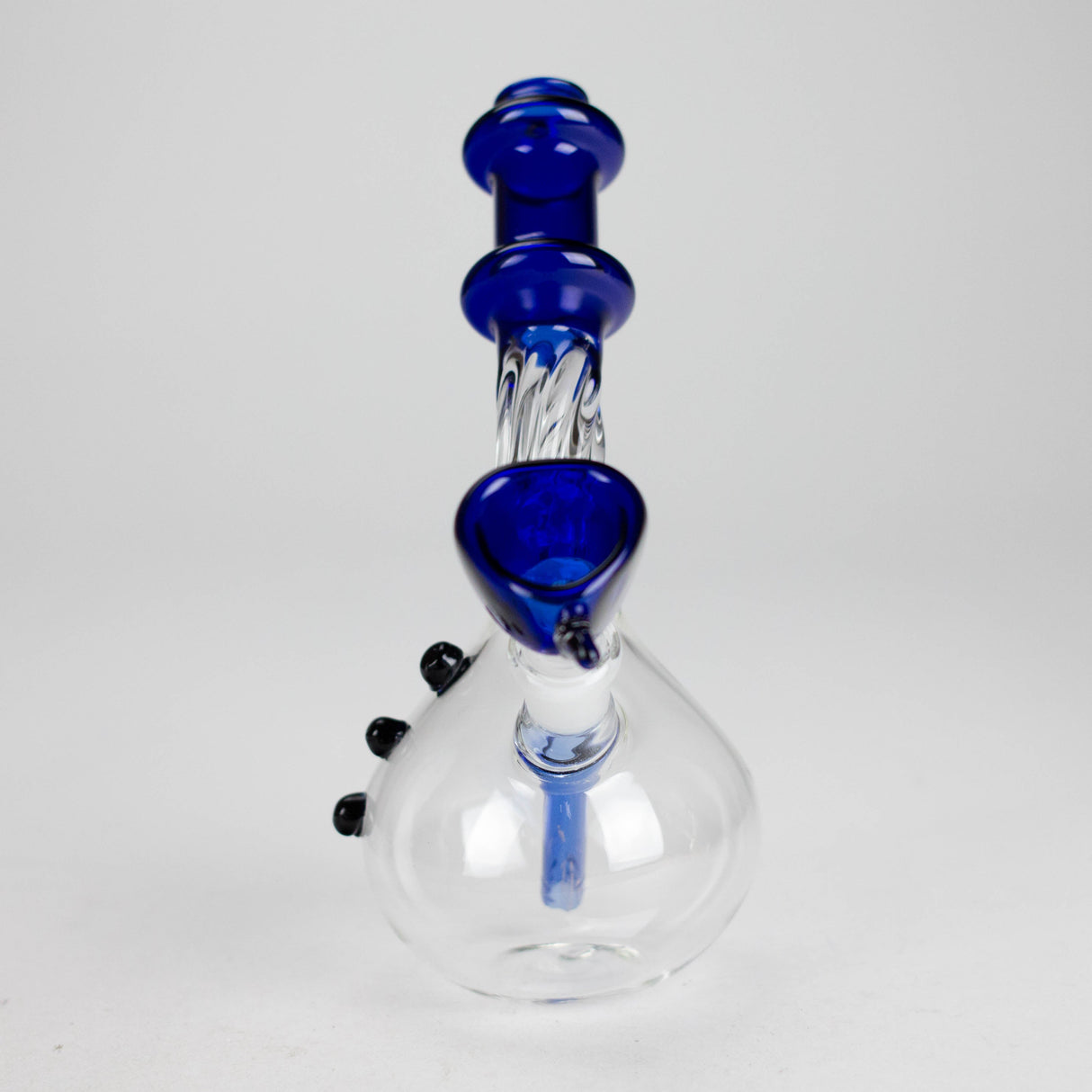 7" Twisted Bend Tube Glass Bong – Assorted Colors Glass Bong RMG WHOLESALE