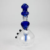 7" Twisted Bend Tube Glass Bong – Assorted Colors Glass Bong RMG WHOLESALE