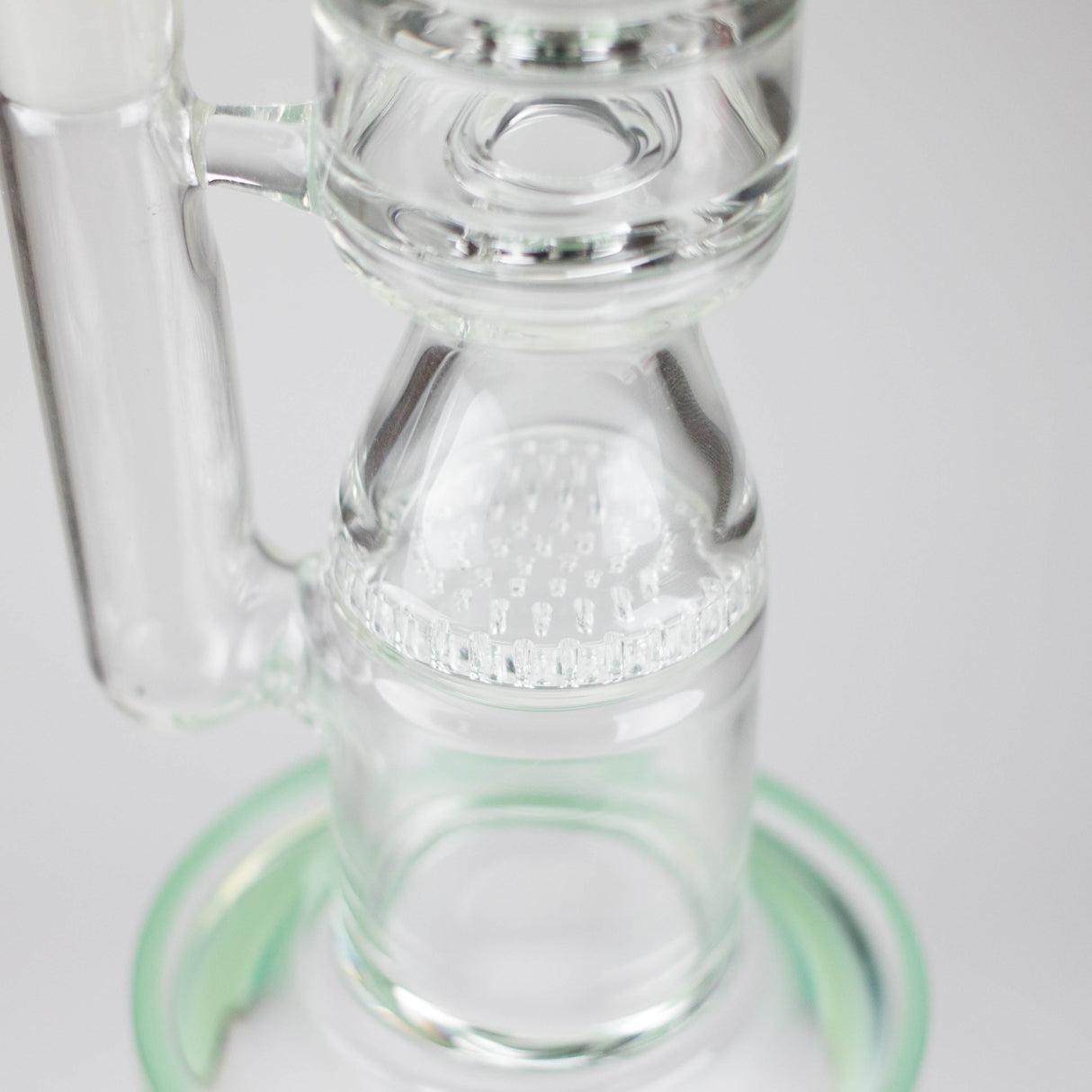 12" Honeycomb Diffuser Glass Water Bong – Assorted Colors Glass Bong RMG WHOLESALE