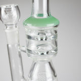 12" Honeycomb Diffuser Glass Water Bong – Assorted Colors Glass Bong RMG WHOLESALE