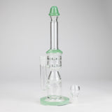 12" Honeycomb Diffuser Glass Water Bong – Assorted Colors Glass Bong RMG WHOLESALE