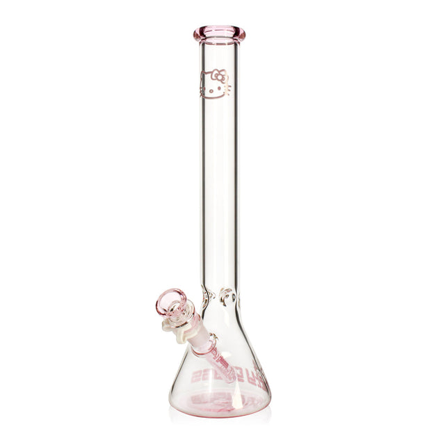 14" Kitty Beaker Bong with Bowl and Downstem Glass Bong Small Biz Distributors