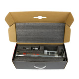 17" 10mm Straight Tube with Triple Inline Perc and Ash Catcher Glass Bong Small Biz Distributors