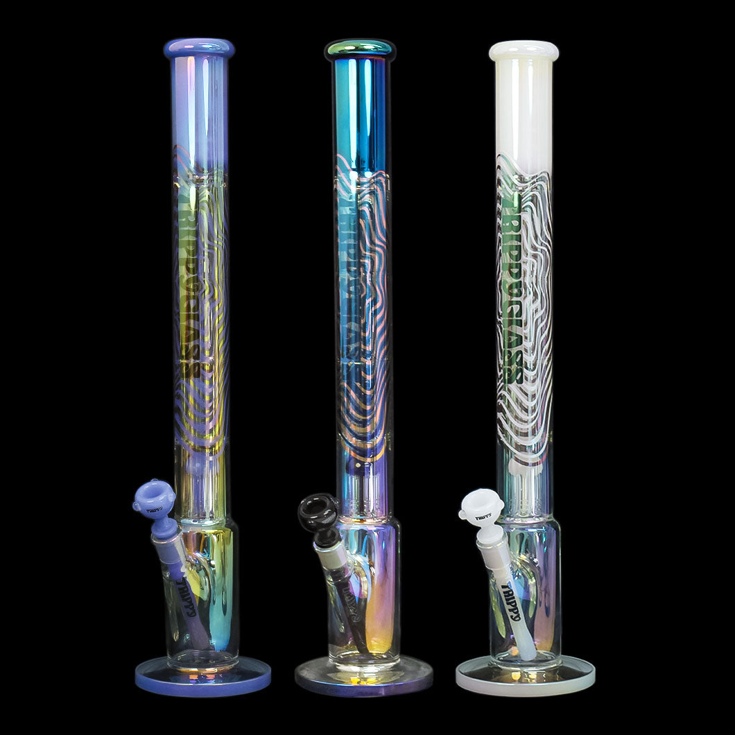23" Trippy 4 Layer 8 Arm Perc Bong Glass Bong Small Biz Distributors