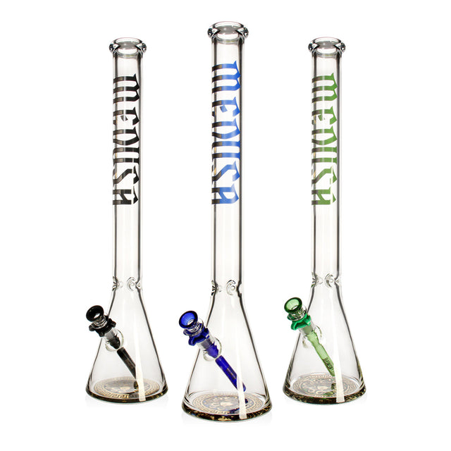 23" 7mm Medusa Beaker Bong Glass Bong Small Biz Distributors