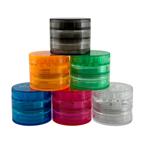 Wicked | Acrylic 4-Piece Grinder Display (24 pcs) Display Pack Super Supplys Inc