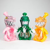 8" Dinosaur Kalakala water pipe Resin · Silicone · Plastic Bong JJ Distribution