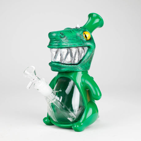 8" Dinosaur Kalakala water pipe Resin · Silicone · Plastic Bong JJ Distribution