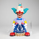 11" Circus Clown water pipe Resin · Silicone · Plastic Bong JJ Distribution