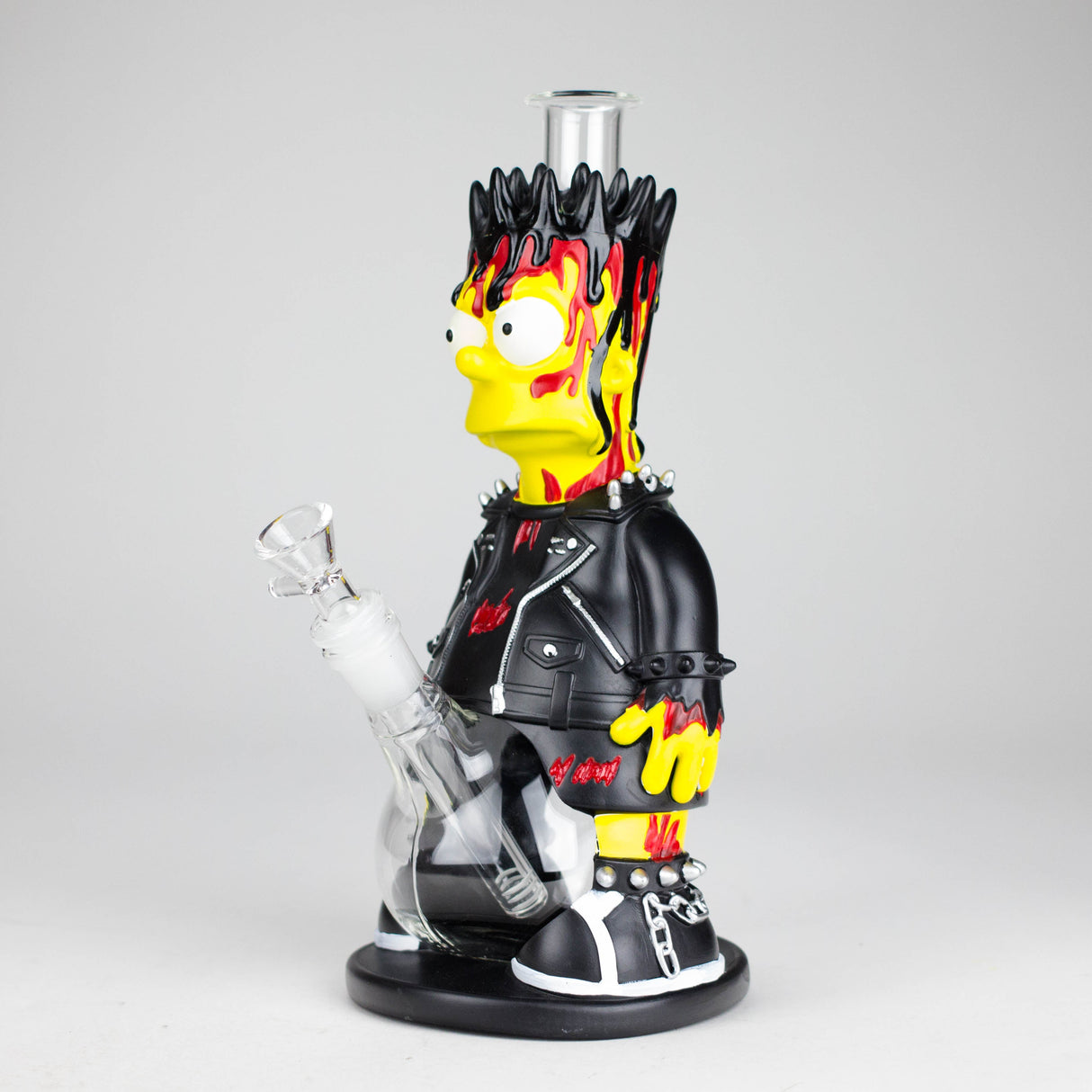 11.5" Spiky Rebel water pipe Resin · Silicone · Plastic Bong JJ Distribution