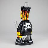 11.5" Spiky Rebel water pipe Resin · Silicone · Plastic Bong JJ Distribution