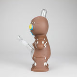 11.5" Vinyl gingerbread man water pipe Resin · Silicone · Plastic Bong JJ Distribution