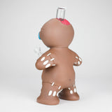 11.5" Vinyl gingerbread man water pipe Resin · Silicone · Plastic Bong JJ Distribution