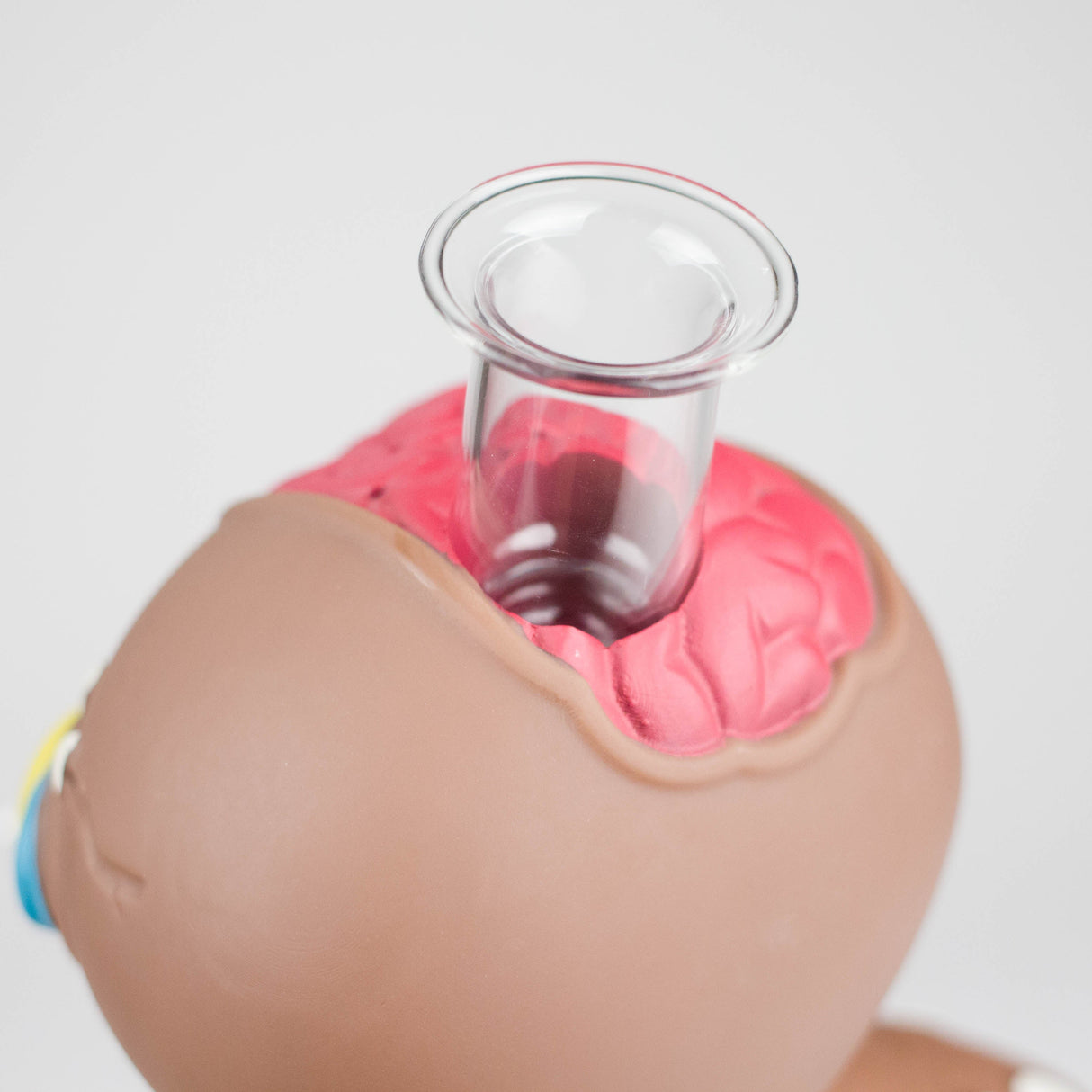 11.5" Vinyl gingerbread man water pipe Resin · Silicone · Plastic Bong JJ Distribution