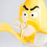 8.9" Banana water pipe Resin · Silicone · Plastic Bong JJ Distribution