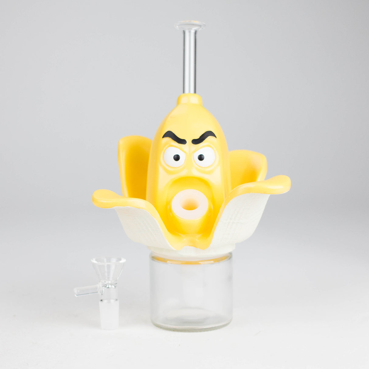 8.9" Banana water pipe Resin · Silicone · Plastic Bong JJ Distribution