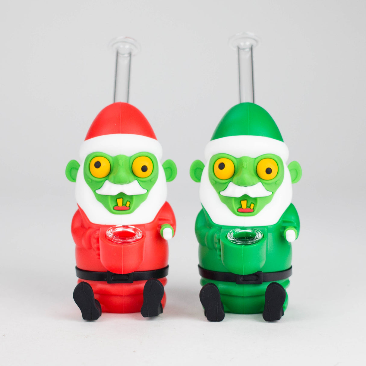 5" Zombie Santa water pipe Resin · Silicone · Plastic Bong JJ Distribution