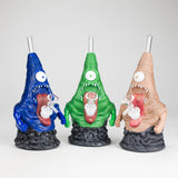 8.6" Vinyl Swamp Monster water pipe Resin · Silicone · Plastic Bong JJ Distribution