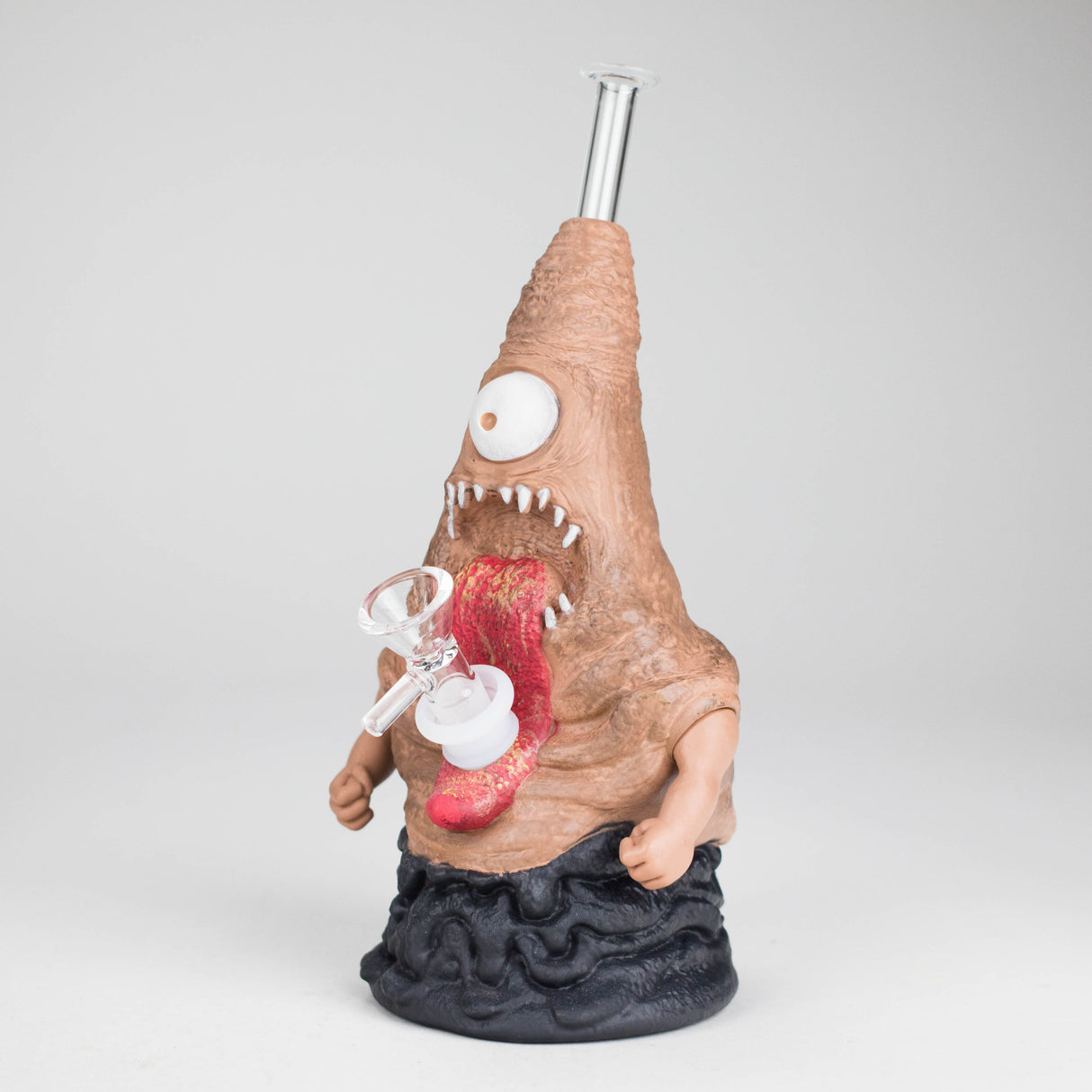 8.6" Vinyl Swamp Monster water pipe Resin · Silicone · Plastic Bong JJ Distribution