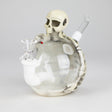 5.8" Resin Skull man Water pipe Resin · Silicone · Plastic Bong JJ Distribution