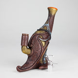 7.8“ Vinyl indian elements water pipe Resin · Silicone · Plastic Bong JJ Distribution