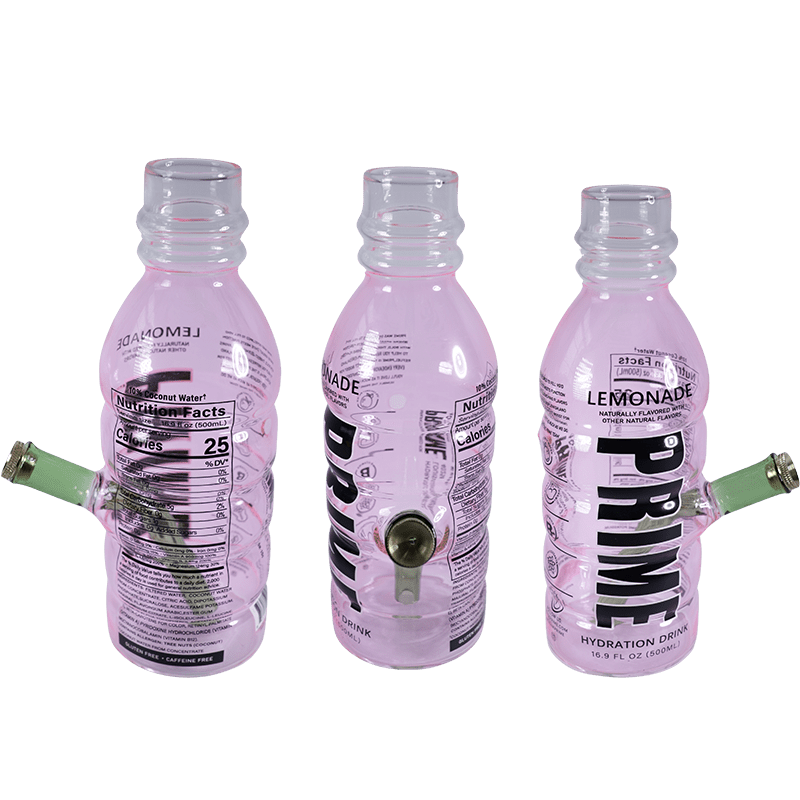 8″ Prime Bottle Glass Bong [SMKZ158] Glass Bong Canadian Distributor Pink