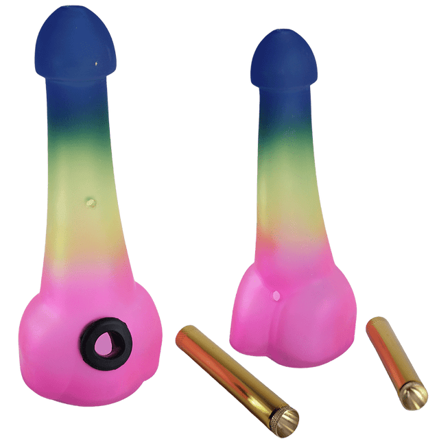 7″ Penis Smoking Glass Pipe [SMKZ160] Add some humor and fun to your collection with the 7″ Penis Sm Glass Bong Canadian Distributor Color A