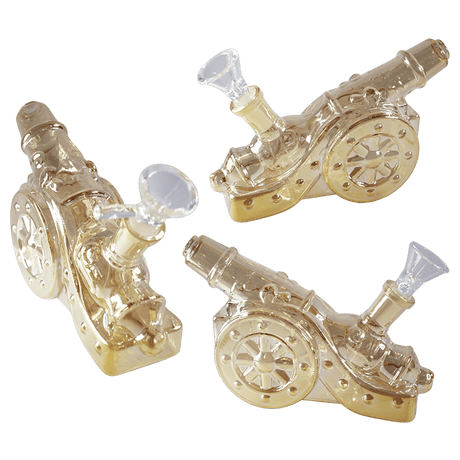 4″ Artillery Design Glass Pipe – Yellow [SMKZ179] Glass Bong Canadian Distributor