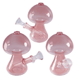 5″ Mushroom Design Water Pipe – Pink [SMKZ180] Glass Bong Canadian Distributor
