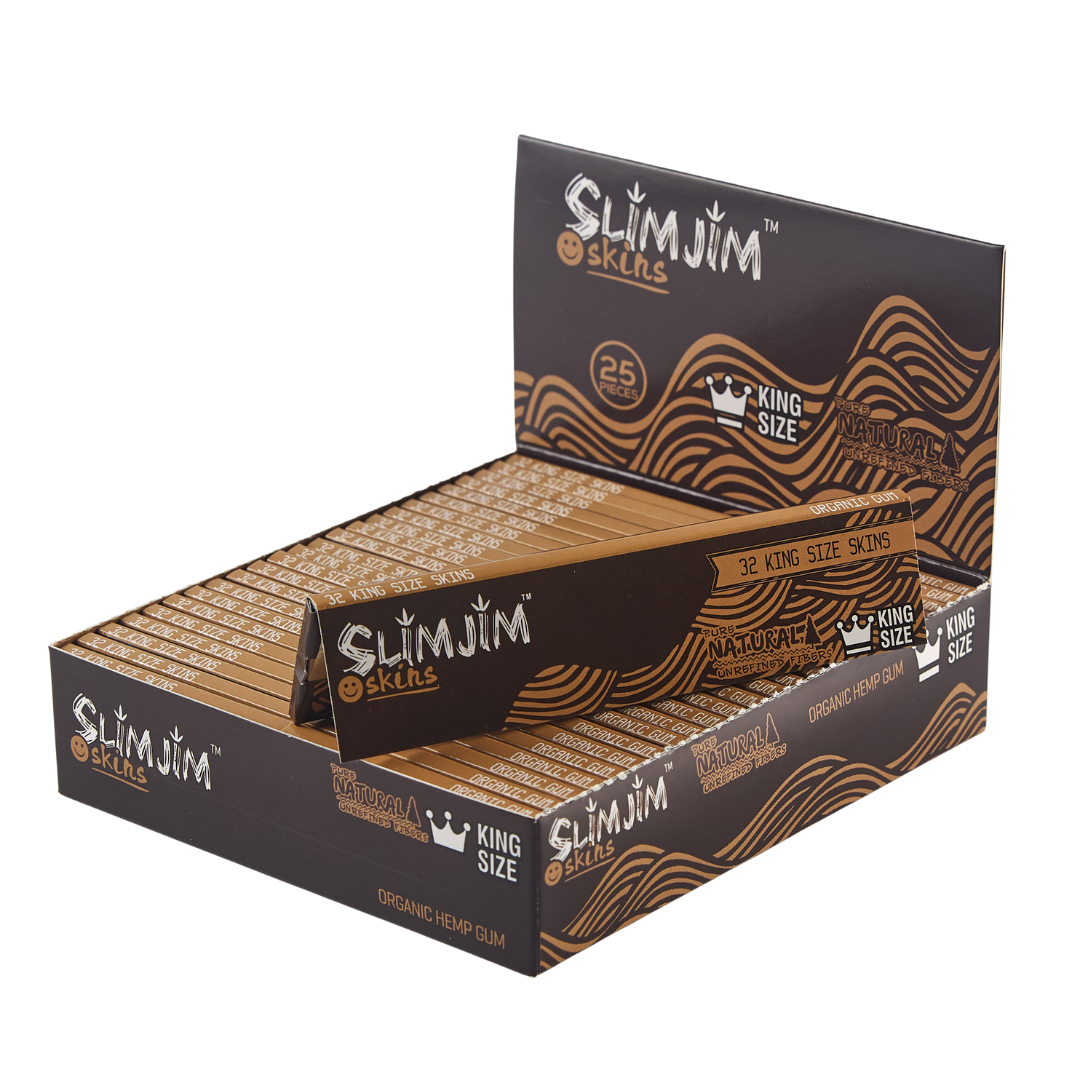 Slimjim | Natural King Size Skins Box of 25 King Size SLIMJIM