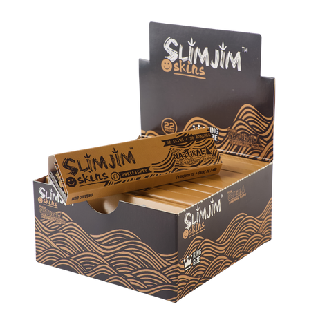 Slimjim - Natural King Size Skins + Tips (Box of 22) King Size SLIMJIM
