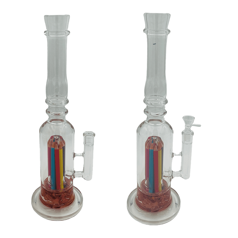 16" Assorted Center Piece Glass Waterpipe – 14mm Bowl Glass Bong Canadian Distributor