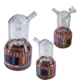 6" Center Piece Rig Waterpipe – Assorted Designs Glass Bong Canadian Distributor